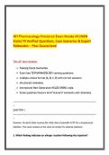 ATI Pharmacology Proctored Exam Retake &num;3 &lpar;NGN Style&rpar; 70 Verified Questions&comma; Case Scenarios & Expert Rationales &ndash; Pass Guaranteed