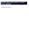 PACKRAT &lpar;Master Set&rpar; questions n answers rated A&plus; 2025&sol;2026
