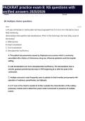 PACKRAT practice exam 8 NS questions with verified answers 2025&sol;2026