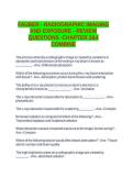 FAUBER - RADIOGRAPHIC IMAGING AND EXPOSURE - REVIEW QUESTIONS -CHAPTER 3&4 COMBINE