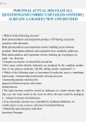 POB FINALACTUAL 2026 EXAM ALL QUESTIONSAND CORRECT DETAILED ANSWERS &vert; ALREADY A GRADED &vert; NEW AND REVISED