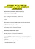 Certified Breastfeeding Counselor &lpar;CBC&rpar; &ndash; Exam Preparation Questions and Answers &vert; Lactation Education &vert; Comprehensive Study Material