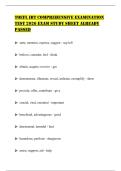 TOEFL IBT COMPREHENSIVE EXAMINATION TEST 2026 EXAM STUDY SHEET ALREADY PASSED