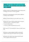 TOMPSC SCCJA CUMULATIVE ACTUAL EXAM QUESTIONS AND ANSWERS 2026 EXAM PREP 100&percnt; CORRECT