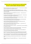 Foreman Test 1 & 2 with all Correct & 100&percnt; Verified Answers &vert;Latest Update &vert;Already Graded A&plus;