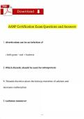 AANP Certification Exam Questions and Answers 2025-2026 Latest Update&excl;&excl;