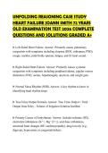 UNFOLDING REASONING CASE STUDY HEART FAILURE JOANN SMITH 72 YEARS OLD EXAMINATION TEST 2026 COMPLETE QUESTIONS AND SOLUTIONS GRADED A&plus;