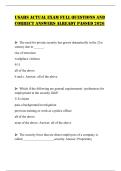 USAHS ACTUAL EXAM FULL QUESTIONS AND CORRECT ANSWERS ALREADY PASSED 2026