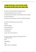 USAHS EXAM Q&A 2026 STUDY GUIDE BUNDLED EXAMS PRACTICE SOLUTION