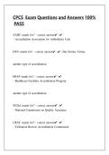 CPCS -Practice Exam Questions and Answers 100- PASS&period;pdf