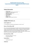 NR-302 Health Assessment I &lpar;LB&rpar;  Comprehensive Head-to-Toe Assessment File &lpar;SOAP Format&rpar;  Update 