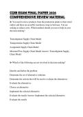 CQIB EXAM FINAL PAPER 2026 COMPREHENSIVE REVIEW MATERIAL