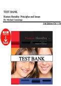 Test Bank &ndash; Human Heredity&colon; Principles and Issues&comma; 11th Edition &vert; Michael Cummings &vert; ISBN&colon;9781305251052 &vert; All Chapters 1&ndash;19 &vert; Latest Edition