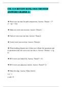CSE 310 REVIEW BANK 2026 TRUSTED ANSWERS GRADED A