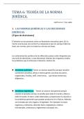 Tema 6&colon; Teor&iacute;a de la norma jur&iacute;dica&period;