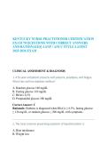  KENTUCKY NURSE PRACTITIONER CERTIFICATION EXAM 70 QUESTIONS WITH CORRECT ANSWERS AND RATIONALES&vert; AANP &sol; ANCC STYLE LATEST 2025-2026 EXAM