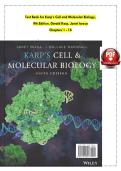 Test Bank for Karp&rsquo;s Cell and Molecular Biology&comma; 9th Edition&comma; Gerald Karp&comma; Janet Iwasa Chapters 1 - 18