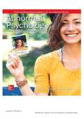 TEST BANK FOR Abnormal Psychology&colon; Clinical Perspectives on Psychological Disorders 9th edition by Susan Krauss Whitbourne ISBN&colon;978-1260547917 ALL CHAPTERS COVERED 100&percnt; VERIFIED A&plus; GRADE ASSURED&excl;&excl;&excl;&excl;&excl;NEW LATEST UPDATE&excl;&excl;&excl;&excl;&excl;