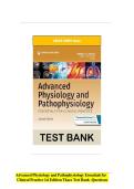 Test Bank for Advanced Physiology and Pathophysiology Essentials for Clinical Practice 2nd Edition Tkacs
