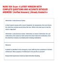   NURS 504 Exam 4 LATEST VERSION WITH   COMPLETE QUESTIONS AND ACCURATE DETAILED   ANSWERS Verified Answers&rpar; &vert;Already Graded A&plus;