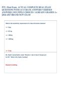 PTU&colon; Final Exam  ACTUAL COMPLETE REAL EXAM  QUESTIONS WITH ACCURATE ANSWERS VERIFIED  ANSWERS &vert; MULTIPLE CHOICES &sol; ALREADY GRADED A&plus;  &vert;2026-2027 BRAND-NEW EXAM