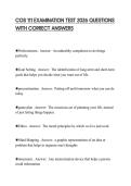 COS 111 EXAMINATION TEST 2026 QUESTIONS WITH CORRECT ANSWERS