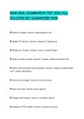 BANK DEAL EXAMINATION TEST 2026 FULL SOLUTION SET GUARANTEED PASS