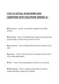 COS 111 ACTUAL EXAM PAPER 2026 QUESTIONS WITH SOLUTIONS GRADED A&plus;
