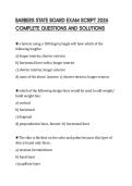 BARBERS STATE BOARD EXAM SCRIPT 2026 COMPLETE QUESTIONS AND SOLUTIONS