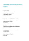 AAH final exam questions with correct answers