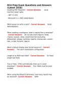 RCA Prep Exam Questions and Answers &lpar;Latest 2026&rpar;&period;
