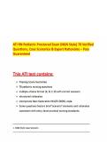 ATI RN Pediatric Proctored Exam &lpar;NGN Style&rpar; 70 Verified Questions&comma; Case Scenarios & Expert Rationales &ndash; Pass Guaranteed