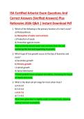 ISA Certified Arborist Exam Questions And  Correct Answers &lpar;Verified Answers&rpar; Plus  Rationales 2026 Q&A &vert; Instant Download Pdf 