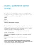CIW EXAM QUESTIONS WITH CORRECT ANSWERS