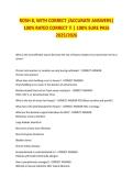 ROSH 8&comma; WITH CORRECT &sol;ACCURATE ANSWERS&vert; 100&percnt; RATED CORRECT &excl;&excl; &vert; 100&percnt; SURE PASS 2025&sol;2026