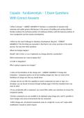 Copado - Fundamentals &ndash; 1 Exam Questions With Correct Answers 