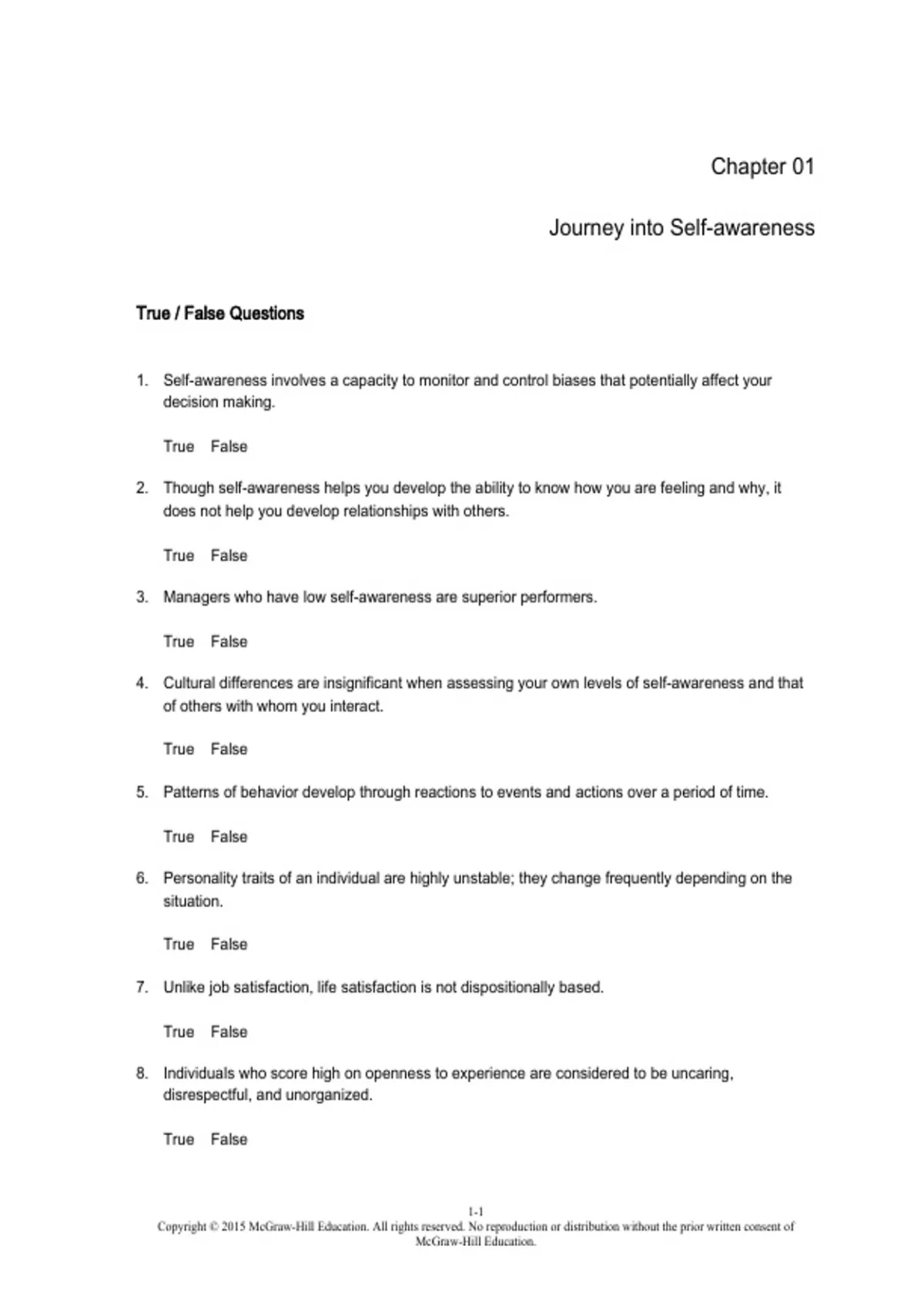 practice test bank questions, final exam : Interpersonal Skills in ...