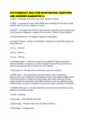 CVS PHARMACY 2026 CORE EXAM MANUAL QUESTIONS AND ANSWERS GUARANTEE A&plus;