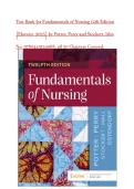 Test Bank for Fundamentals of Nursing 12th Edition &lpar;Elsevier&comma; 2025&rpar; by Potter&comma; Perry and Stockert&comma; Isbn No&semi; 9780443124068&comma; all 50 Chapters Covered&period;