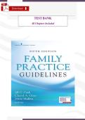 Family Practice Guidelines &lpar;5th Edition&rpar; &ndash; Verified Test Bank by Cash&comma; Glass & Mullen &lpar;All Chapters Included&rpar;