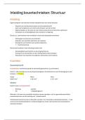 Samenvatting -  barb13 Inleiding bouwtechnieken
