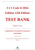 Test Bank &mdash; 3-2-1 Code It&excl; 2024 Edition&comma; 12th Edition &mdash; Michelle A&period; Green &mdash; ISBN 9780357932209 &mdash; Latest Update 2025&sol;2026 &mdash; &lpar;All Chapters Covered 1&ndash;20&rpar;