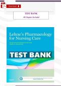 Lehne&rsquo;s Pharmacology for Nursing Care &lpar;9th Edition&rpar; &ndash; Verified Test Bank &lpar;All Chapters Included&rpar;