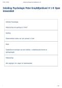 Inleiding Psychologie Peter Gray&Bjorklund H 1-8  Open  Universiteit 