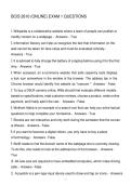 BCIS 2610 &lpar;ONLINE&rpar; EXAM 1 QUESTIONS