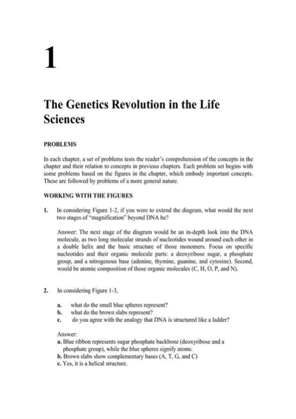 Summary solutions manual, textbook answers: Introduction to Genetic ...