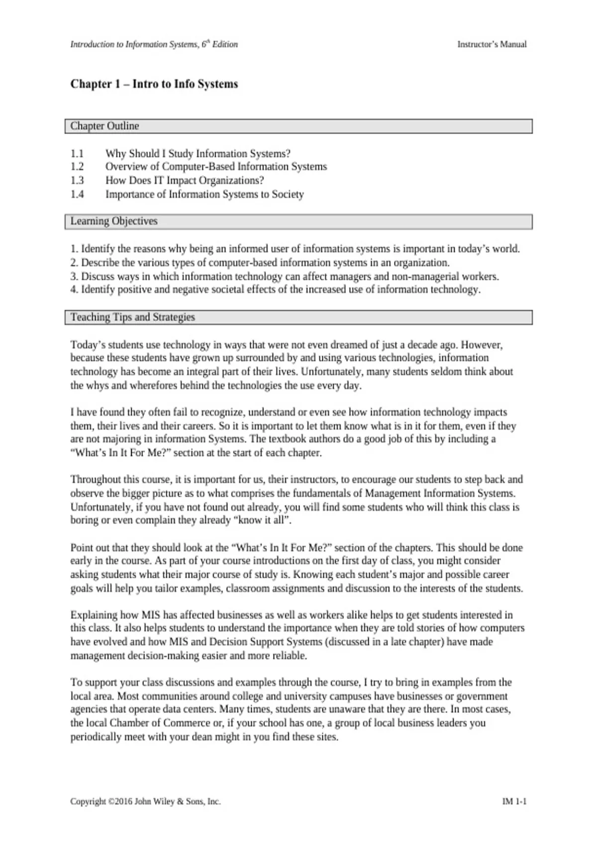 Summary solutions manual, textbook answers: Introduction to Information ...