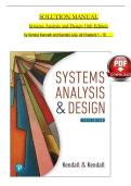 Systems analysis and design