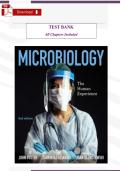 Microbiology&colon; The Human Experience &lpar;1st Edition&rpar; &ndash; Verified Test Bank by John W&period; Foster &lpar;All Chapters Included&rpar;