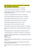 BALANCED BODY UPDATED EXAM SCRIPT QUESTIONS AND ANSWERS GUARANTEE A&period;pdf
